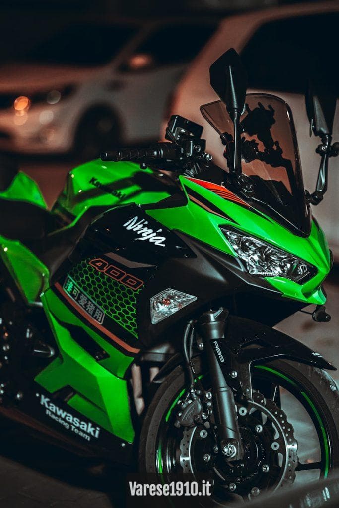 green and black honda motorcycle